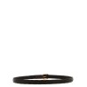 Stretch leather belt
