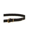 Stretch leather belt