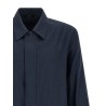 Linen wool blouson