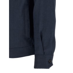 Linen wool blouson