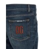 Logo patch jeans