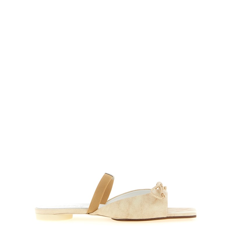 Squared toe sandals