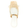 Squared toe sandals