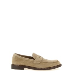 Suede loafers