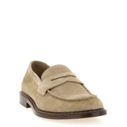 Suede loafers
