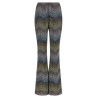 Lamé viscose pants