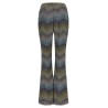 Lamé viscose pants