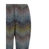 Lamé viscose pants