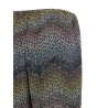 Lamé viscose pants