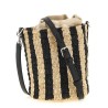 Valentino Garavani raffia small bucket bag