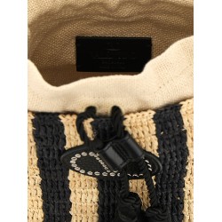 Valentino Garavani raffia small bucket bag