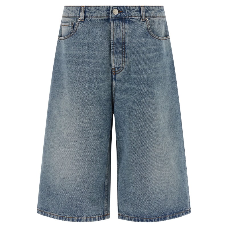 Denim bermuda shorts