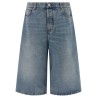 Denim bermuda shorts