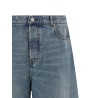 Denim bermuda shorts