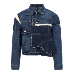 Patchwork denim jacket