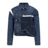 Patchwork denim jacket
