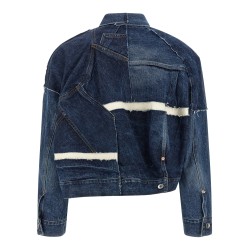 Patchwork denim jacket