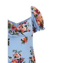 'Mazzo di fiori' print dress