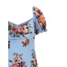 'Mazzo di fiori' print dress