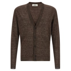 Linen silk cardigan