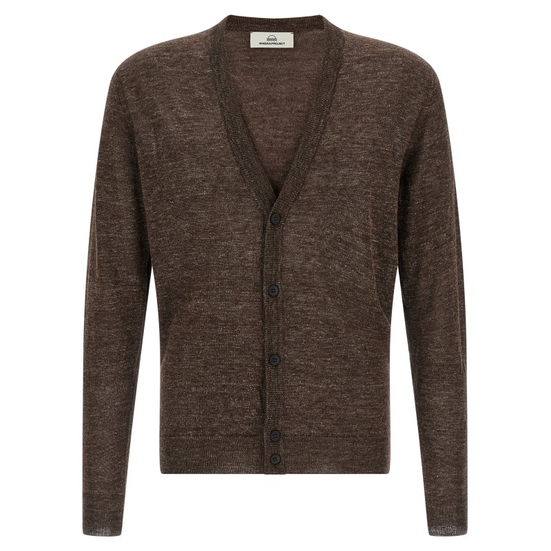Linen silk cardigan