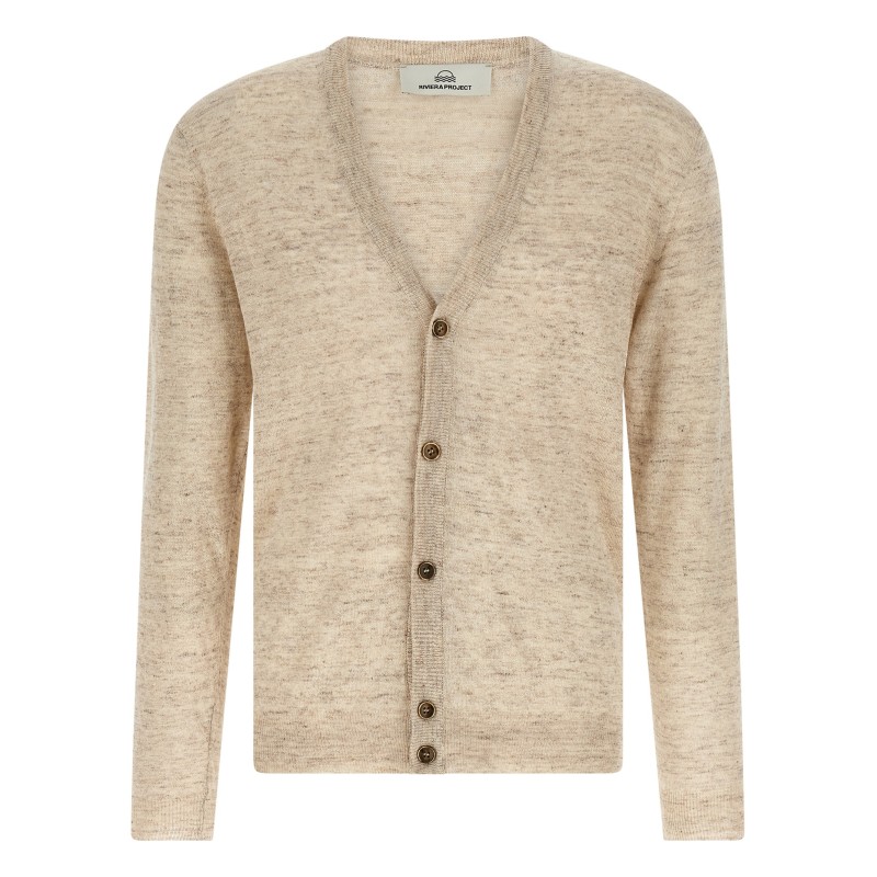 Linen silk cardigan