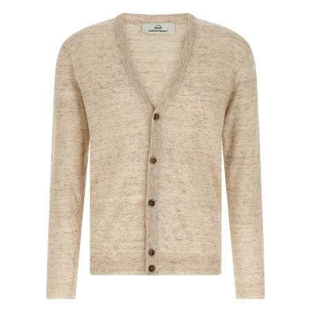 Linen silk cardigan