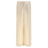 Lamé linen pants