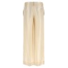 Lamé linen pants