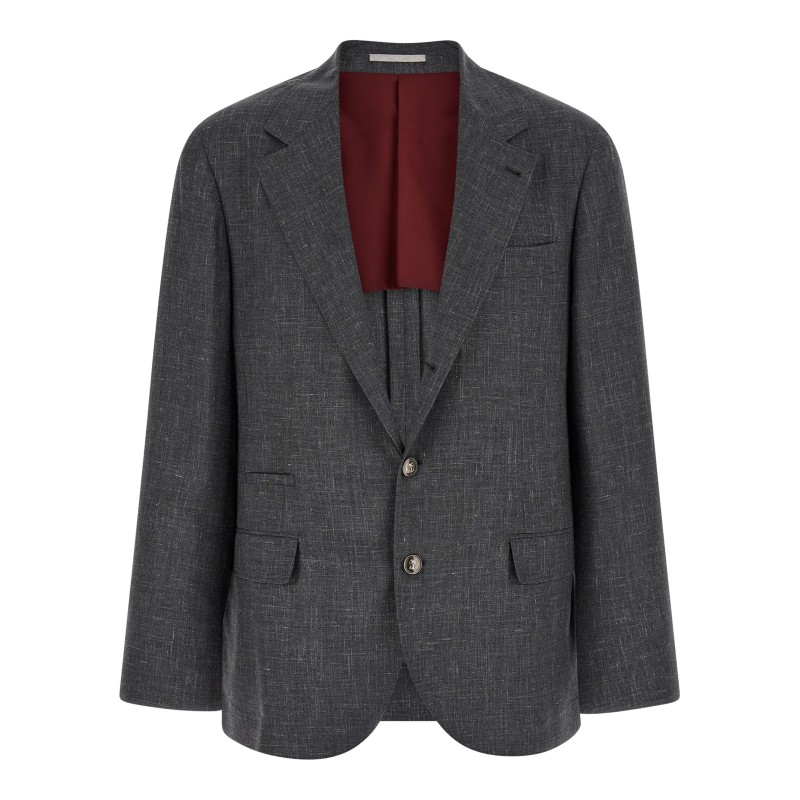 Blazer Flamed Canvas Blazer