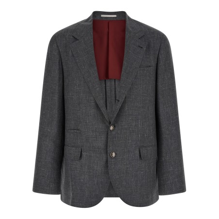 Blazer Flamed Canvas Blazer