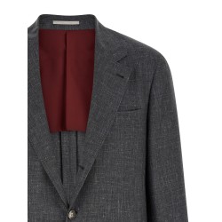 Blazer Flamed Canvas Blazer