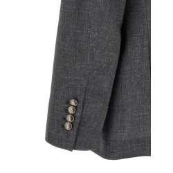 Blazer Flamed Canvas Blazer