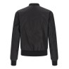Logo plaque bomber jacket