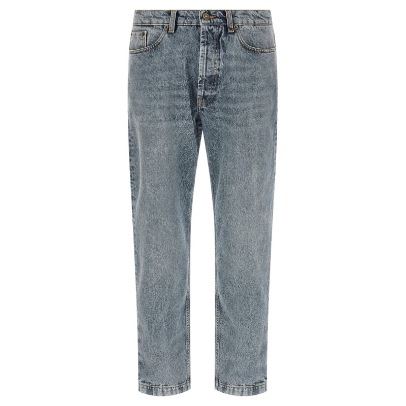 Tapered leg jeans
