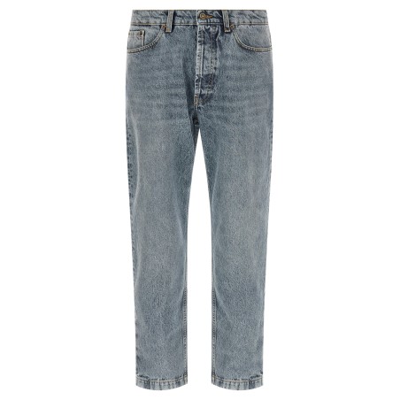 Tapered leg jeans