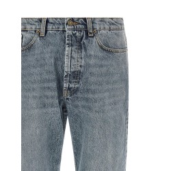 Tapered leg jeans