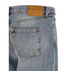 Tapered leg jeans