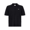 Bouclé knitted polo shirt