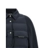 'Shiny Flap Detail' down jacket