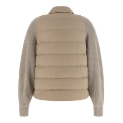 'Shiny Flap Detail' down jacket