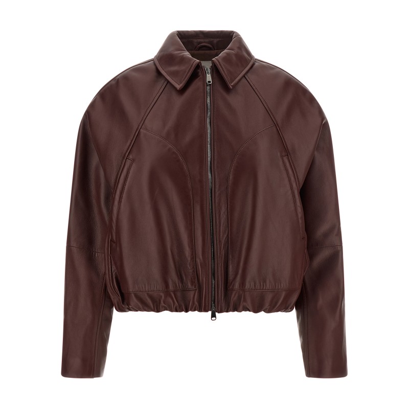 Nappa leather jacket