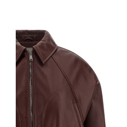 Nappa leather jacket