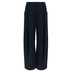 Cotton silk pants