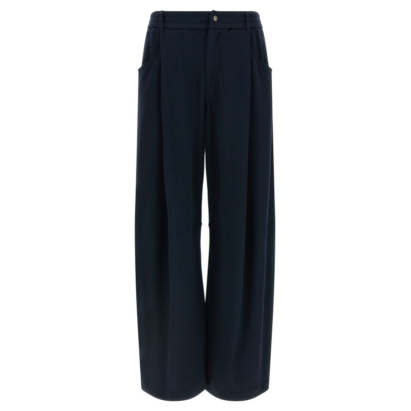 Cotton silk pants