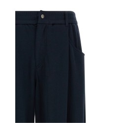 Cotton silk pants