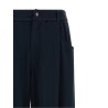 Cotton silk pants
