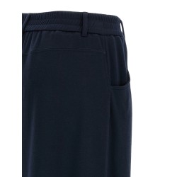 Cotton silk pants