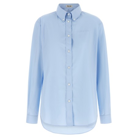 Logo embroidery shirt