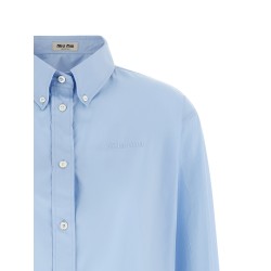 Logo embroidery shirt
